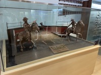 Sculptures at chocolate museum