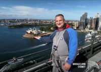 Alex on Sydney Harbour Bridge