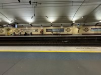 Historic ads in Museum Station