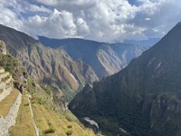 Valley at Machu Picchu
