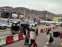View from Cusco airport